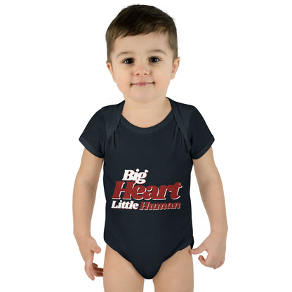 Big Heart, Little Human Cotton Baby Onesie