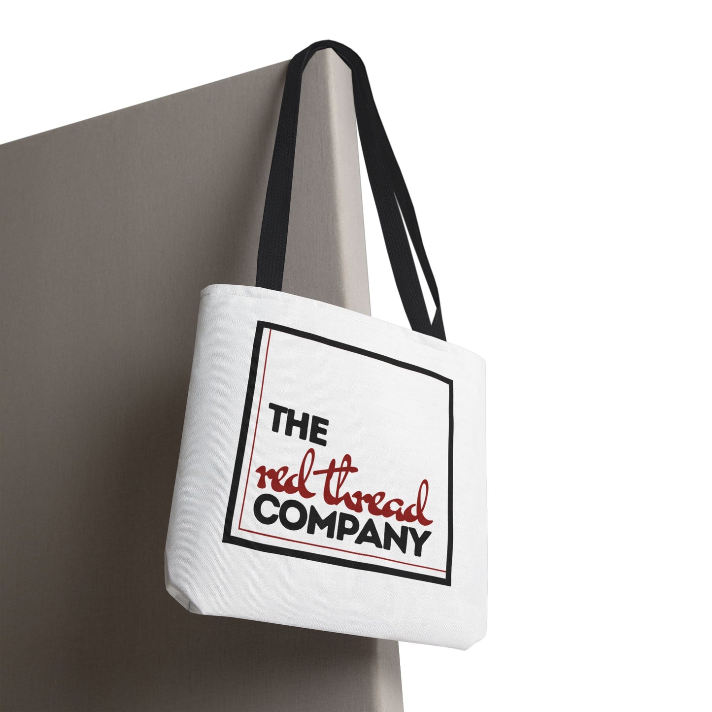 We are ONE Eco- Friendly White Tote Bag with Black Handle